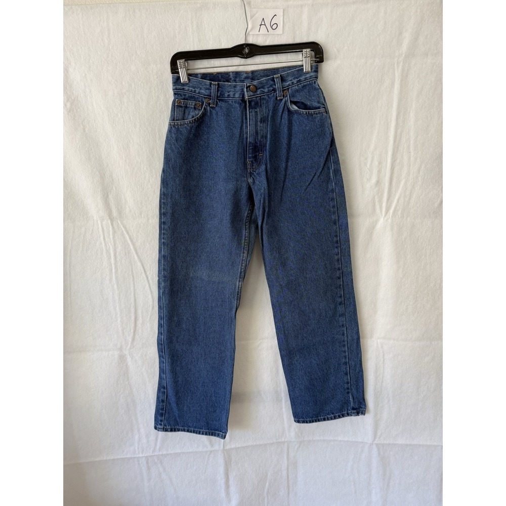 Brittania Vintage Dark Wash Straight Leg Denim Jeans Womens 27 x 29 Pants